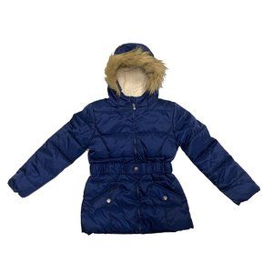 Miss Liberto Girls Puffer Jacket - Blue